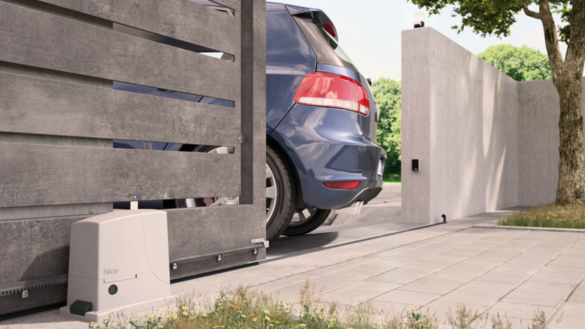 Механизм для раздвижных ворот NICE