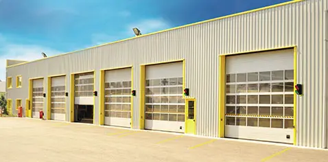 Секционные стеклянные двери