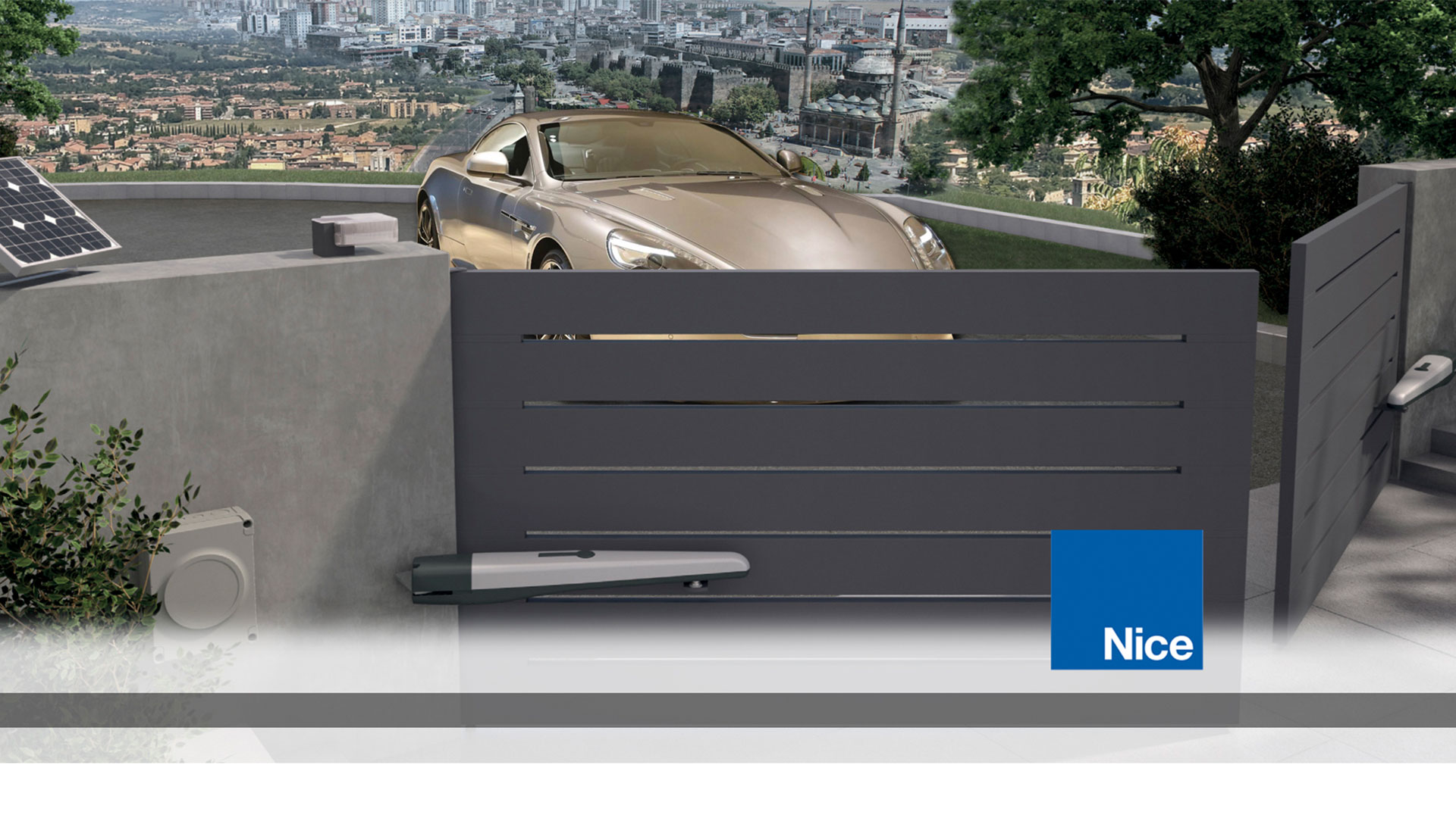 Механизм распашных ворот