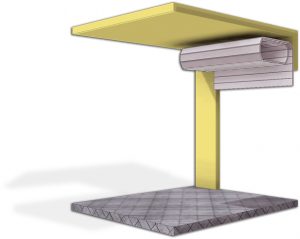 Спиральные двери Elips Высота перемычки