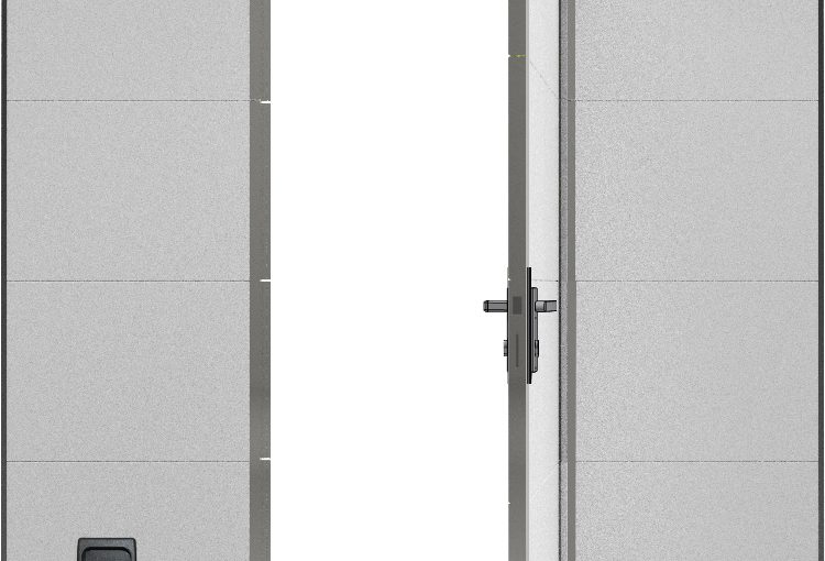 分節式車庫門 標準門檻側門